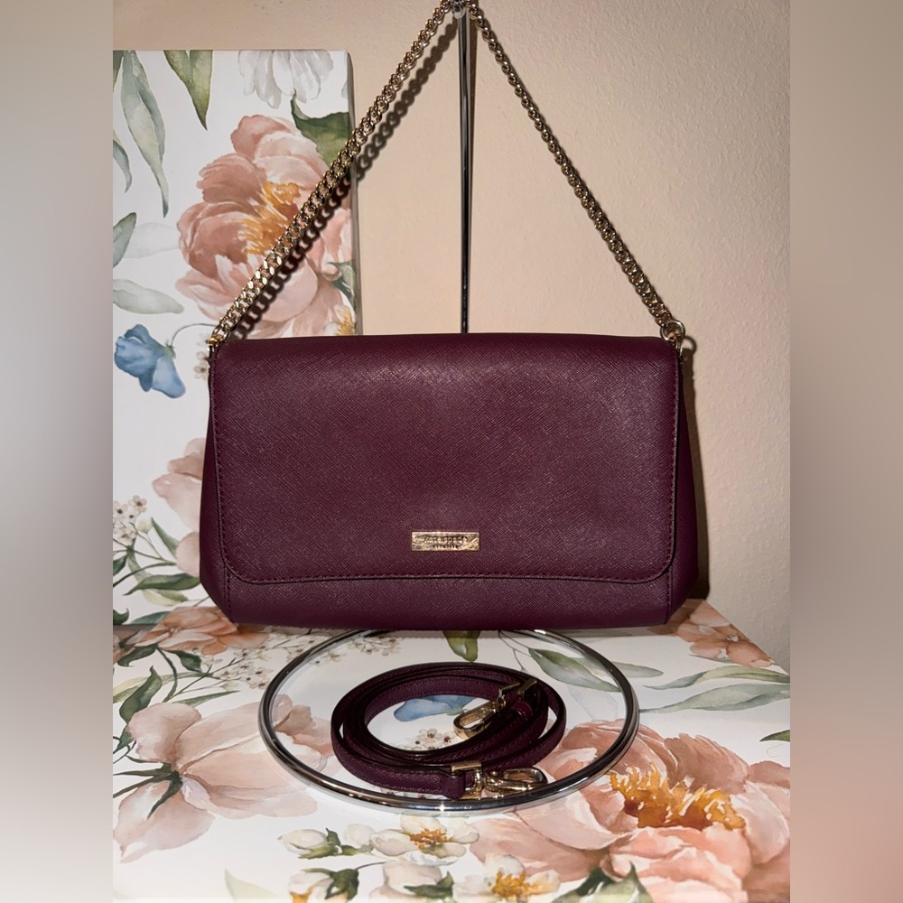 Kate Spade Laurel Way Greer Plum Crossbody